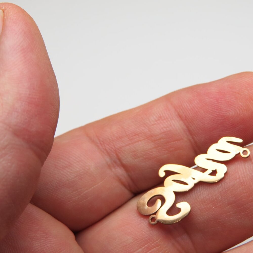 14k Gold Name Plate SOFIA - Picture 3 of 3